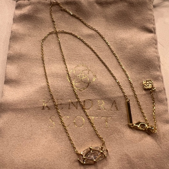 Kendra Scott Lindy Rae Elisa necklace like new - Picture 4 of 5